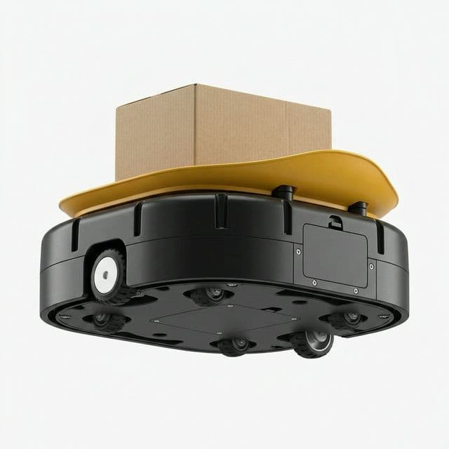 Warehouse AGV mobility scene